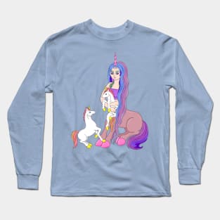 Centaur and Unicorns Long Sleeve T-Shirt